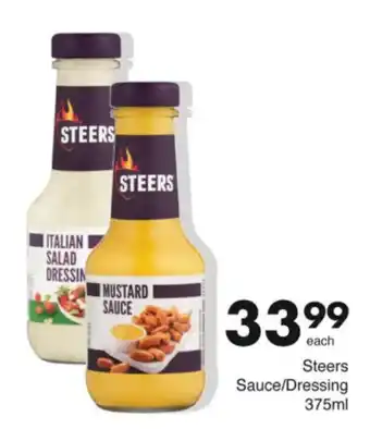 Save Steers Sauce/ Dressing offer