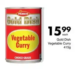Save Gold Dish Vegetable Curry offer