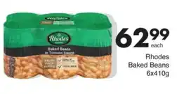 Save Rhodes Baked Beans offer