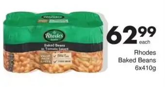 Save Rhodes Baked Beans offer