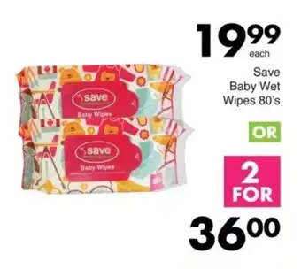 Save Save Baby Wet Wipes offer