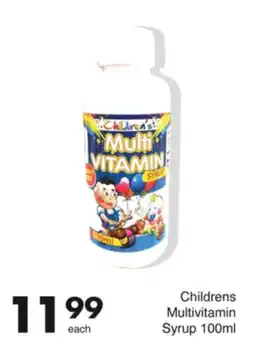 Save Childrens Multivitamin Syrup offer