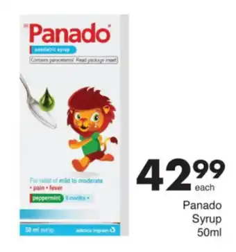 Save Panado Syrup offer