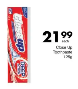 Save Close Up Toothpaste offer