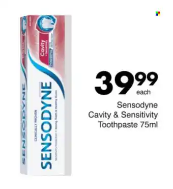 Save Sensodyne Cavity & Sensitivity Toothpaste offer