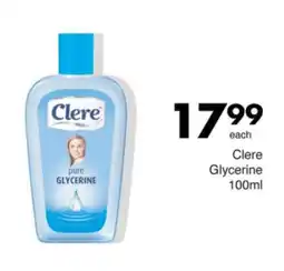 Save Clere Glycerine offer
