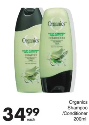 Save Organics Shampoo/ Conditioner offer