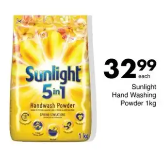 Save Sunlight Hand Washing Powder offer