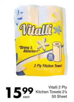 Save Vitalli 2 Ply Kitchen Towels offer