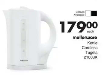 Save Mellerware Kettle Cordless Tugela offer
