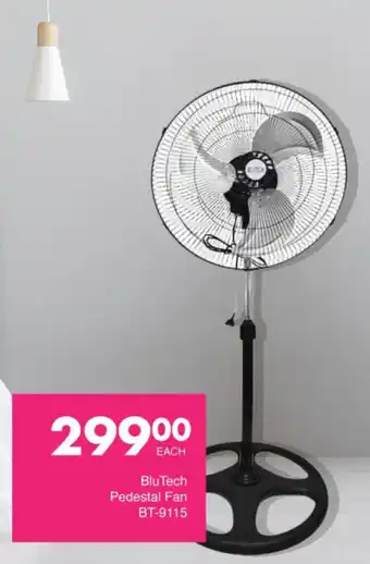Save BluTech Pedestal Fan offer