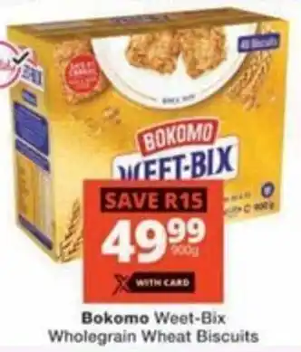 Checkers Hyper Bokomo Weet-Bix Wholegrain Wheat Biscuits offer