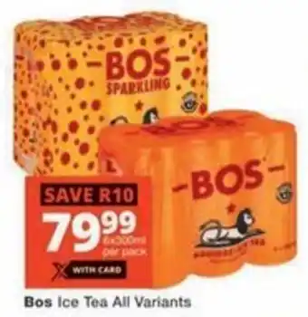Checkers Hyper Bos Ice Tea All Variants offer