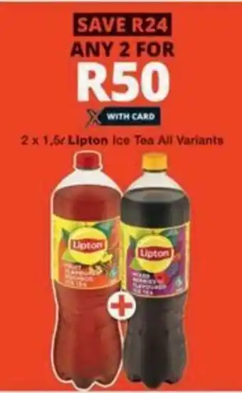 Checkers Hyper Lipton Ice Tea All Variants offer