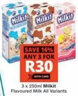 Checkers Hyper Milkit Flavoured Milk All Variants offer