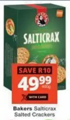 Checkers Hyper Bakers Salticrax Salted Crackers offer