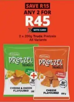 Checkers Hyper Truda Pretzels All Variants offer