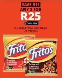 Checkers Hyper Fritos Corn Chips All Variants offer