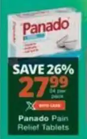 Checkers Hyper Panado Pain Relief Tablets offer