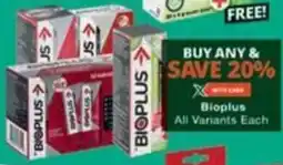 Checkers Hyper Bioplus All Variants offer