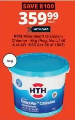 Checkers Hyper HTH Mineralsoft Granular+ Chlorine offer