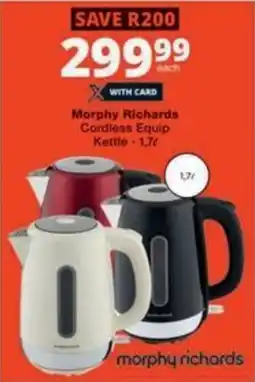 Checkers Hyper Morphy Richards Cordless Equip Kettle offer
