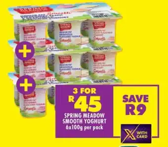 Shoprite SPRING MEADOW SMOOTH YOGHURT offer