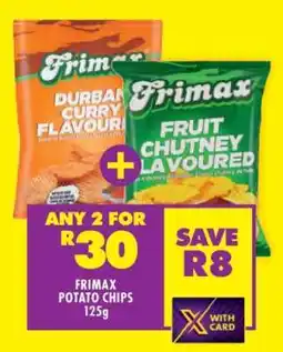 Shoprite FRIMAX POTATO CHIPS 125g offer