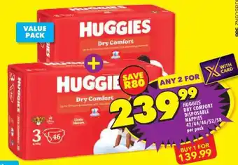 Huggies Dry Comfort Disposable Nappies