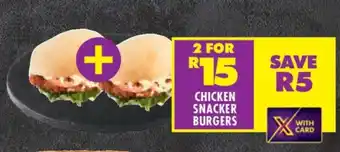 Shoprite CHICKEN SNACKER BURGERS offer