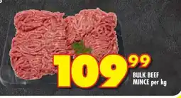 Shoprite BULK BEEF MINCE per kg offer