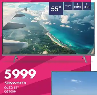 Save Hyper Skyworth QLED 55" Google TV offer