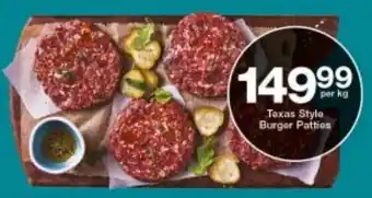 Checkers Texas Style Burger Patties offer