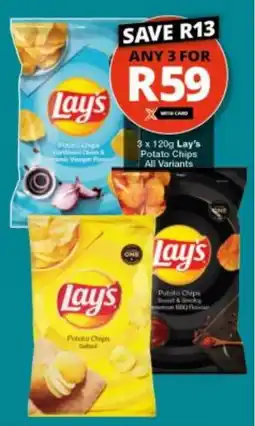 Checkers Lay's Potato Chips All Variants offer