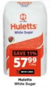 Checkers Huletts White Sugar offer