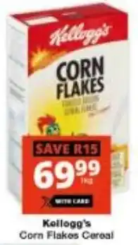 Checkers Kellogg's Corn Flakes Cereal offer