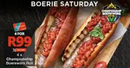Checkers Championship Boerewors Roll offer
