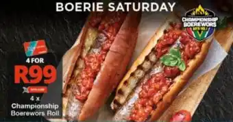 Checkers Championship Boerewors Roll offer