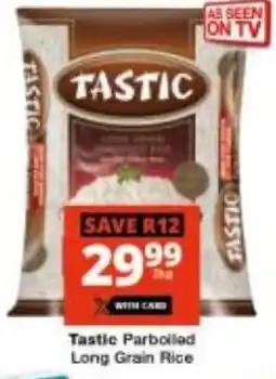 Checkers Tastic Parboiled Long Grain Rice offer