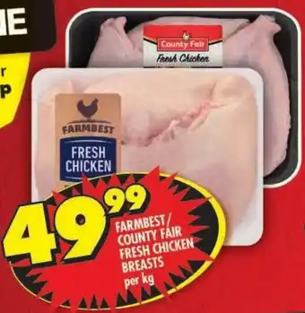 Shoprite Farmbest/ county fair fresh chicken breasts offer