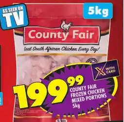 Shoprite County fair frozen chicken mixed portions offer