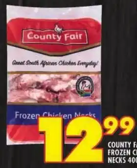 County fair frozen chicken necks