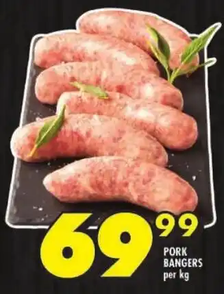 Shoprite Pork bangers offer