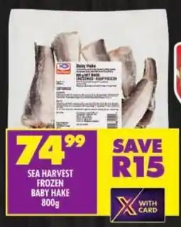 Shoprite Sea harvest frozen baby hake offer