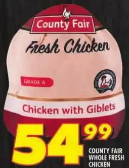 Shoprite County fair whole fresh chicken offer