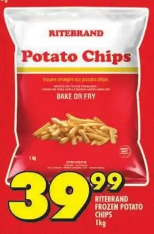 Shoprite Ritebrand frozen potato chips offer