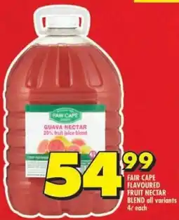 Shoprite Fair cape flavoured fruit nectar blend offer