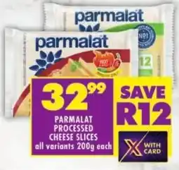 Shoprite Parmalat processed cheese slices offer
