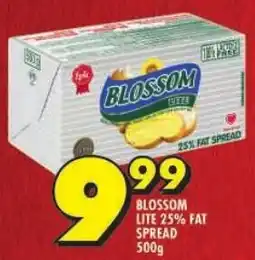 Shoprite Blossom lite 25% fat spread offer