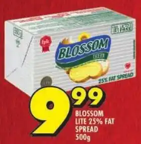 Shoprite Blossom lite 25% fat spread offer